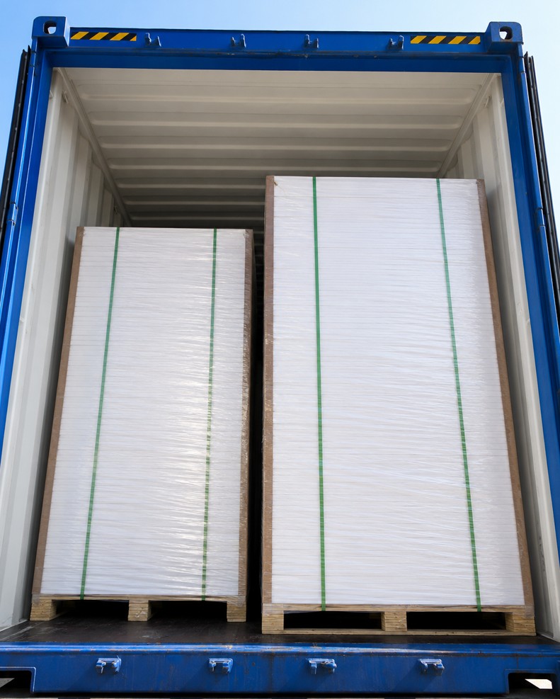 Installing 300 calcium silicate board furnace lining