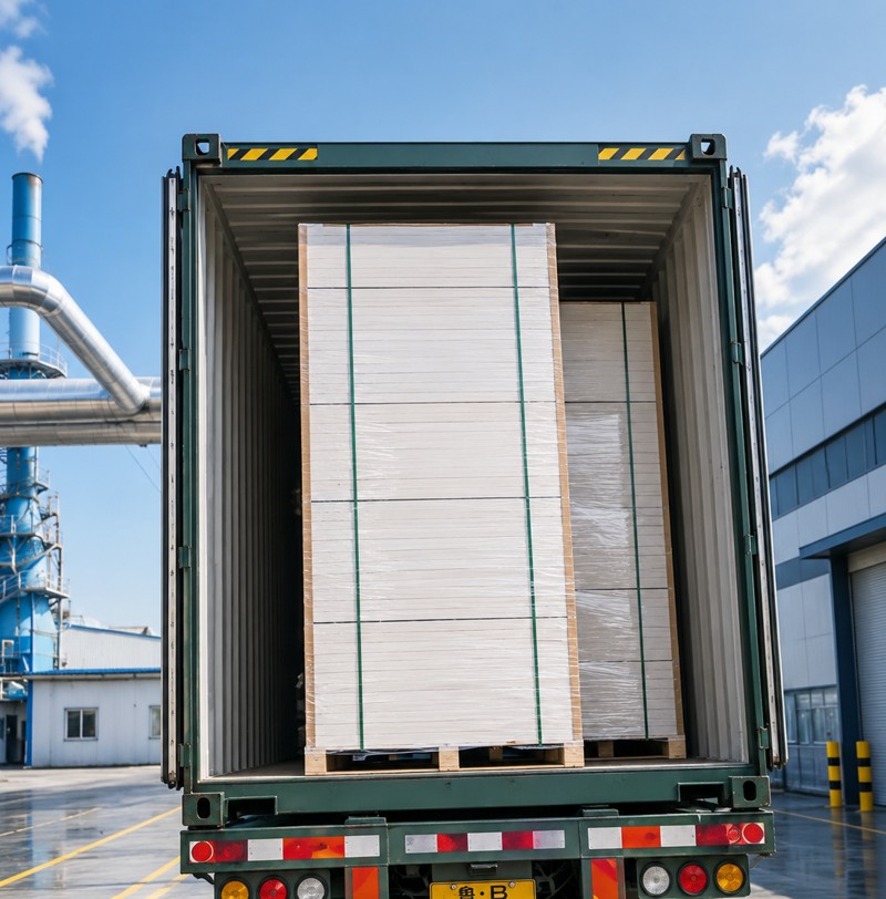 Calcium silicate board export packaging